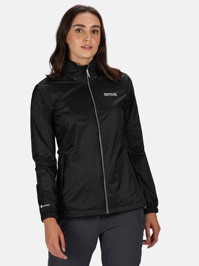 ladies packable waterproof jacket