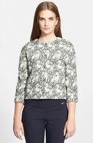 Thumbnail for your product : Tory Burch 'Fatima' Genuine Rabbit Collar Jacket