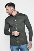 Thumbnail for your product : boohoo Long Sleeve Jersey Shirt