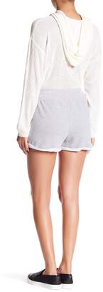 Honey Punch Distressed Knit Shorts