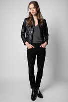 Thumbnail for your product : Zadig & Voltaire Leather Coat Liam
