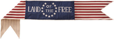 Regency International 6"X44" "Land Of The Free" Banner