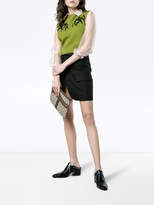 Thumbnail for your product : Prada Spider Motif Sleeveless Knitted Top