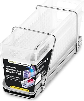 Made Smart madesmart Madesmart 2-Tier Plastic Mini Multipurpose Orga