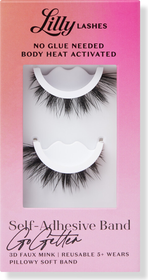Lilly Lashes GoGetter Self-Adhesive 3D Faux Mink Lashes
