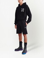 Thumbnail for your product : Off-White Helvetica logo track shorts