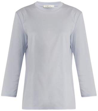 The Row Mave Cotton Jersey T Shirt - Womens - Light Blue
