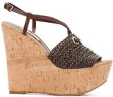 Thumbnail for your product : Casadei platform wedge sandals