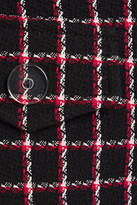 Thumbnail for your product : Claudie Pierlot Checked Cotton-blend Tweed Mini Skirt