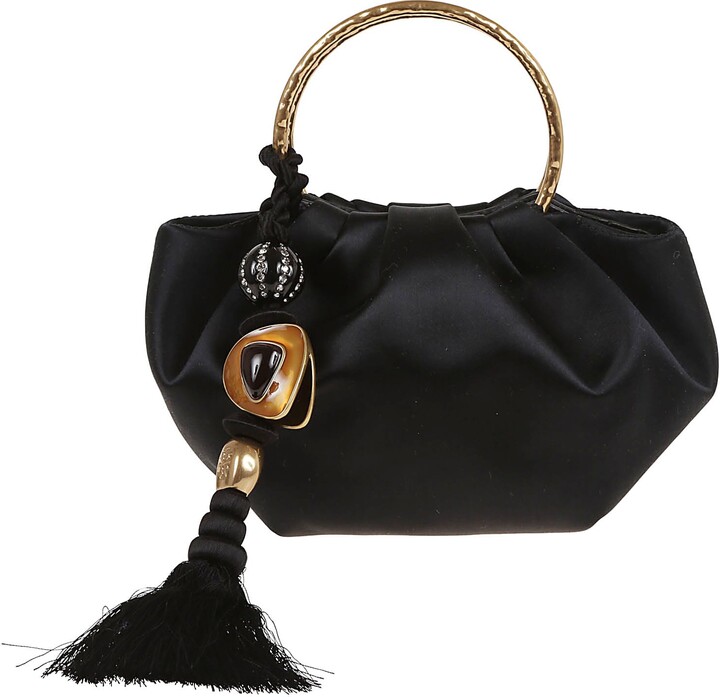 Tory Burch Satin Double Ring Evening Bag - ShopStyle