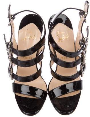 Christian Louboutin Funky 120 Patent Leather Sandals