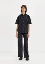 Thumbnail for your product : Save Khaki La Garçonne x Oversized Short Sleeve Shirt Black