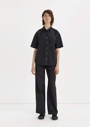 Save Khaki La Garçonne x Oversized Short Sleeve Shirt Black