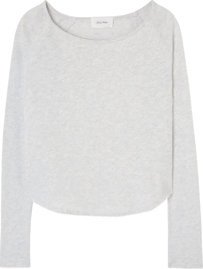 American Vintage Sonoma raglan sleeve boat neck T-shirt
