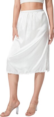 New Women's Half Slip For Under Dresses Underwear Skirt Summer Breathable  Underskirt Half Slip Skirt