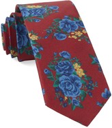Thumbnail for your product : Tie Bar Hinterland Floral Apple Red Tie