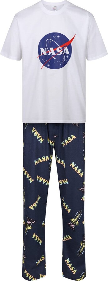 Ex UK Store Mens Character Pyjamas Sleep Lounge Night WEAR Short Sleeve PJ  Set (Space Navy - L) - ShopStyle