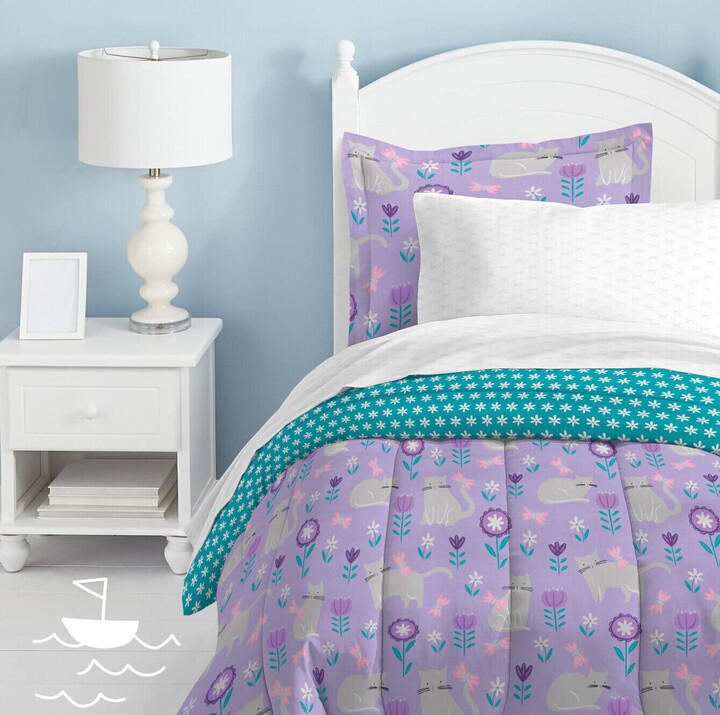 Dream Factory Cat Garden Comforter Set