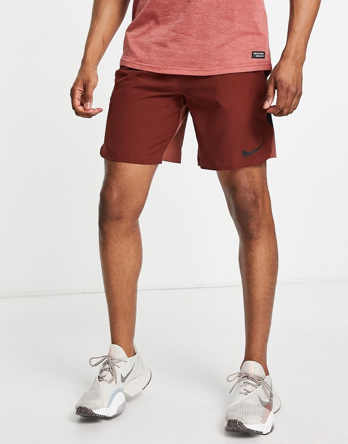 Nike Training Nike Pro Training Flex Rep 3.0 shorts in burgundy ShopStyle