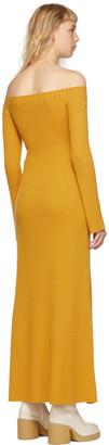 Chloé Yellow Wool Maxi Dress