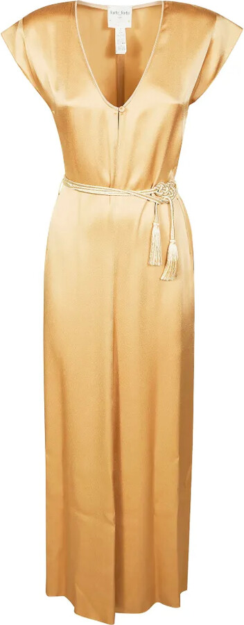 Forte Forte Tassel-Belt Midi Dress