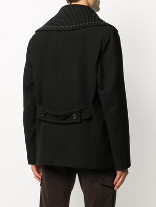 Dolce & Gabbana Double-Breasted Wool-Cashmere Peacoat