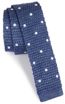 Thumbnail for your product : The Tie Bar Men's Scramble Dot Knit Silk Skinny Tie