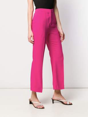 Rochas cropped flared trousers