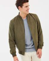 Thumbnail for your product : TAROCASH Ryan Faux Suede Bomber