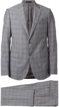 Armani Collezioni tonal check suit - men - Virgin Wool/Acetate/Viscose - 50