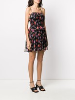 Thumbnail for your product : MSGM Roses floral-print ruffled dress