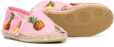 Thumbnail for your product : Dolce & Gabbana Kids pineapple print espadrilles