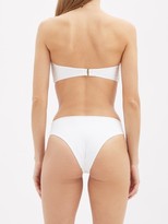 Thumbnail for your product : Sara Cristina Wave Bandeau Bikini Top - White