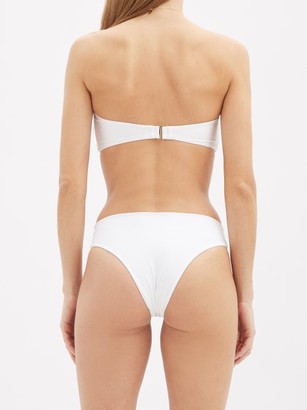 Sara Cristina Wave Bandeau Bikini Top - White