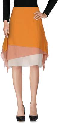 Cédric Charlier Knee length skirts - Item 35340998WE