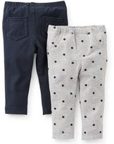 Thumbnail for your product : Carter's Baby Girls' 2-Pack Pants