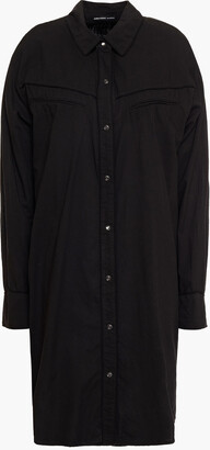 James Perse Cotton-poplin mini shirt dress