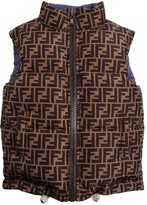 Thumbnail for your product : Fendi Reversible Nylon Down Vest