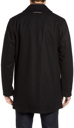 Cole Haan Signature Reversible Wool Blend Overcoat