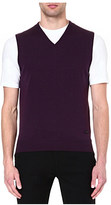 Thumbnail for your product : Armani Collezioni V-neck merino wool vest - for Men