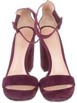 Thumbnail for your product : Gianvito Rossi Suede High-Heel Sandals
