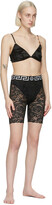 Thumbnail for your product : Versace Underwear Black Lace Greca Border Shorts