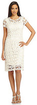 Thumbnail for your product : Marina Floral Crochet Lace Dress