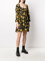 Thumbnail for your product : Versace Jeans Couture Baroque Print Flared Dress