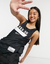 Thumbnail for your product : Nike Basketball fly logo singlet in black