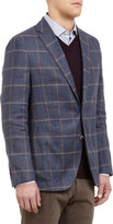 Thumbnail for your product : Boglioli Windowpane Plaid Two-button Sportcoat
