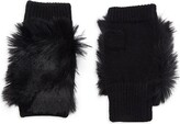 Thumbnail for your product : Adrienne Landau Faux Fur Fingerless Gloves