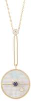 Thumbnail for your product : Retrouvai - Compass 18kt Gold & Diamond Necklace - Womens - White