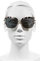 Thumbnail for your product : Sonix Women's Highland 61Mm Square Sunglasses - Blue Tint/ Brown Tortoise