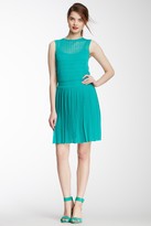 Thumbnail for your product : Love Moschino Knit Pleated Tank Dress